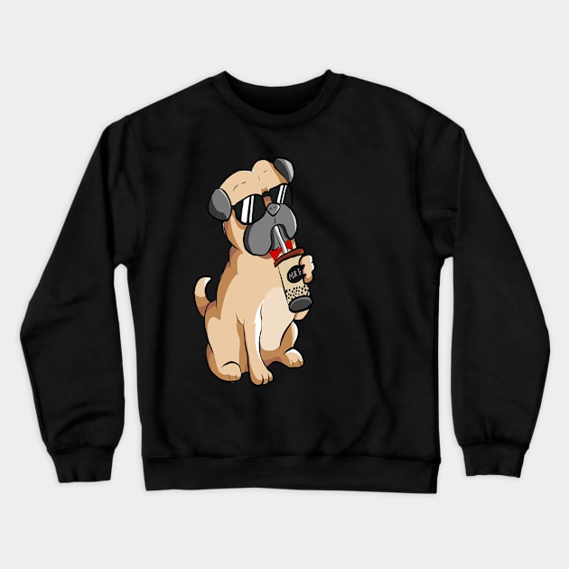 Pug Dogs Crewneck Sweatshirt by Your Time Is Limited